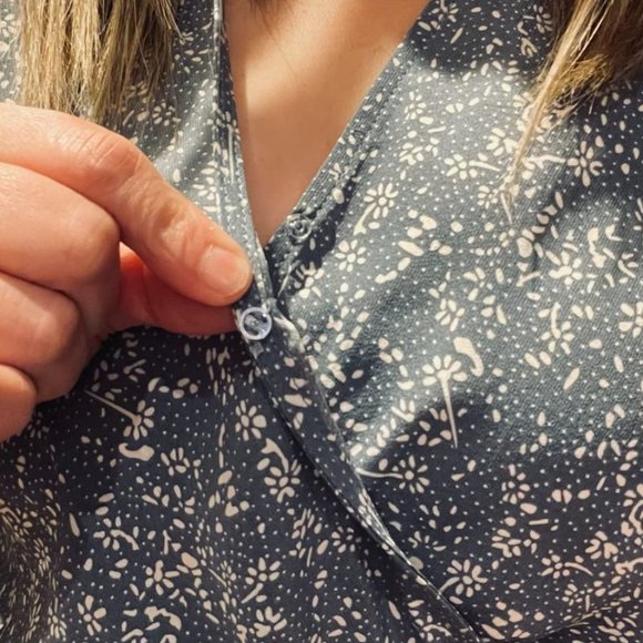 Floral dress - twig blue - Picture 10 of 11